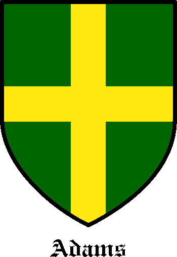 Adams family crest Adams family crest