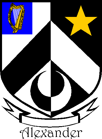 ALEXANDER family crest ALEXANDER family crest