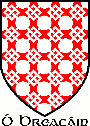 BRACKEN family crest BRACKEN family crest
