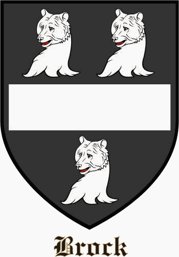 BROCK family crest BROCK family crest