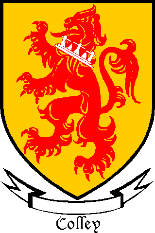 Colley family crest Colley family crest