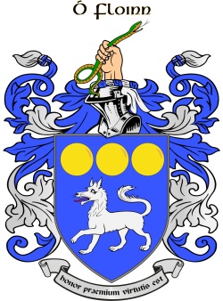 O'FLYNN family crest O'FLYNN family crest