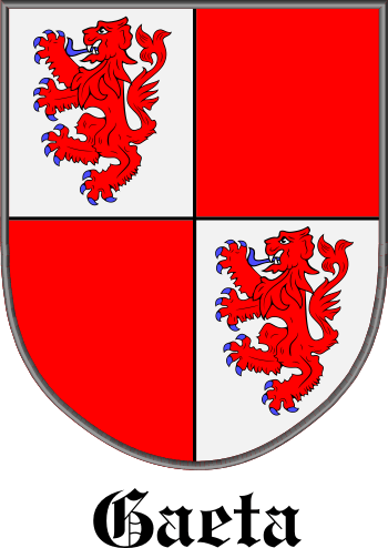 GAETA family crest