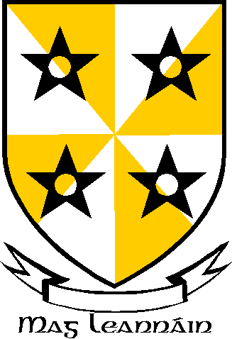 GLENNON family crest GLENNON family crest