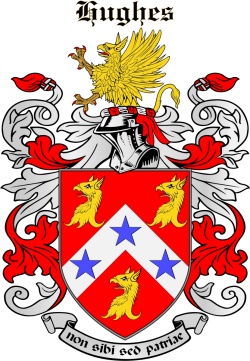 Hughes family crest