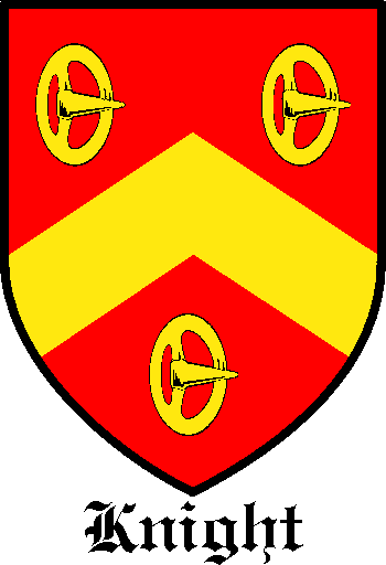 KNIGHT family crest KNIGHT family crest