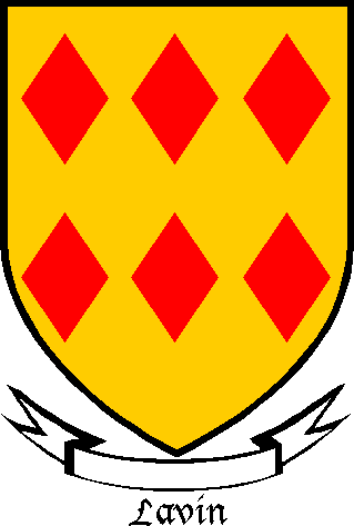 LAVIN family crest