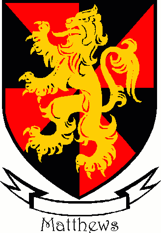 Matthews family crest Matthews family crest