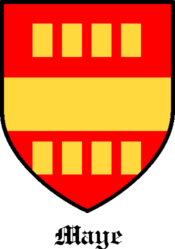 Maye family crest Maye family crest