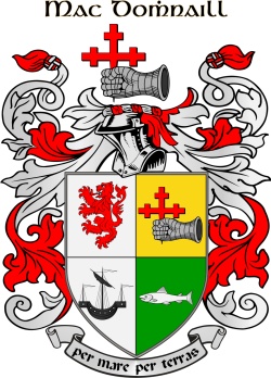 MACDONALD family crest MACDONALD family crest