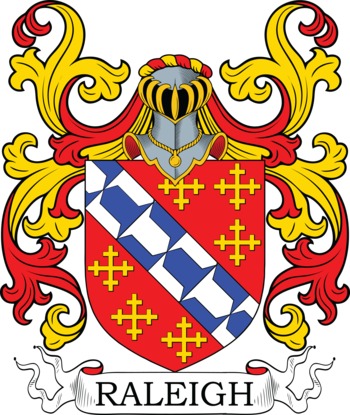 RALEIGH family crest RALEIGH family crest