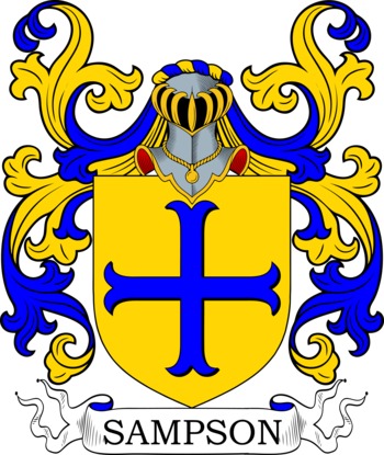 SAMPSON family crest